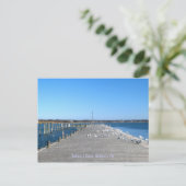 Bellport Dock, Bellport Village NY Briefkaart (Staand voorkant)