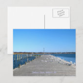 Bellport Dock, Bellport Village NY Briefkaart (Voorkant / Achterkant)