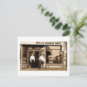 Bell's Barber Shop  Americana Briefkaart (Staand voorkant)