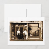Bell's Barber Shop  Americana Briefkaart (Voorkant / Achterkant)