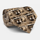 Bell's Barber Shop Americana Stropdas (Opgerold)