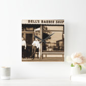 Bell's Barber Shop  Americana Vierkante Klok (Huis)