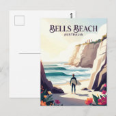 Bells Beach Australië Briefkaart (Voorkant / Achterkant)