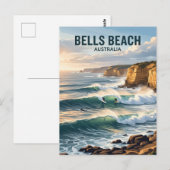 Bells Beach Australië Briefkaart (Voorkant / Achterkant)