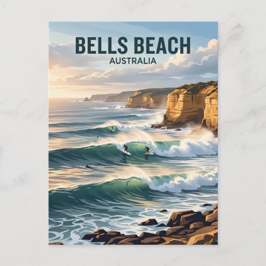 Bells Beach Australië Briefkaart (Voorkant)