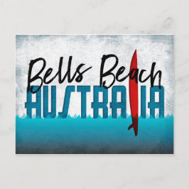 Bells Beach Briefkaart Australia Surfboard