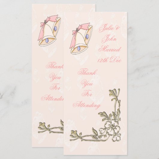 Bells bruiloft (Voorkant / Achterkant)