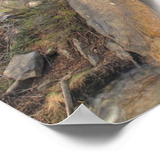 Bells Canyon Waterfall, Lone Peak Wilderness Poster (Hoek)