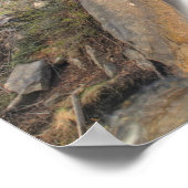 Bells Canyon-waterval, Lone Peak Wilderness, Poster (Hoek)
