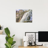 Bells Canyon-waterval, Lone Peak Wilderness, Poster (Thuiskantoor)