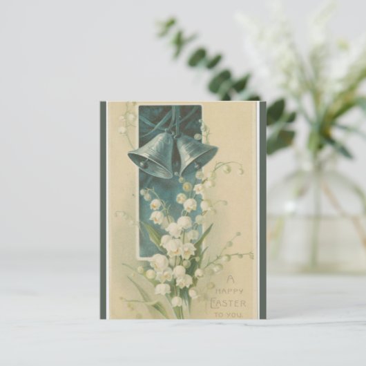  Bells en Lily van de Pasen Briefkaart (Staand voorkant)