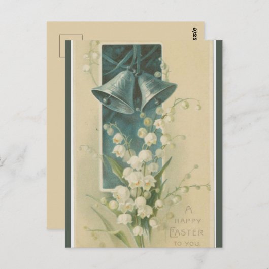  Bells en Lily van de Pasen Briefkaart (Voorkant / Achterkant)