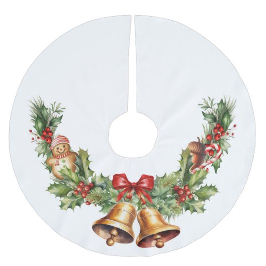 Bells en peperkoek man kerstboom rok (Voorkant)