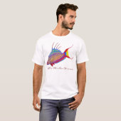 Bell's Flasher Wrasse Reef Fish T-Shirt (Voorkant volledig)