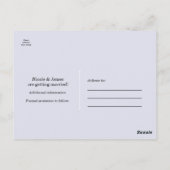 Bells & Heart-Verloving voor weddenschappen opslaa Briefkaart (Achterkant)