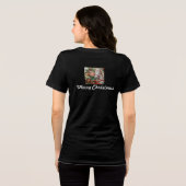 Bells Hulst en Paard Kerst Elf Tri-Blend Shirt (Achterkant volledig)