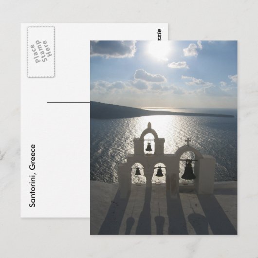 Bells in Oia Briefkaart (Voorkant / Achterkant)