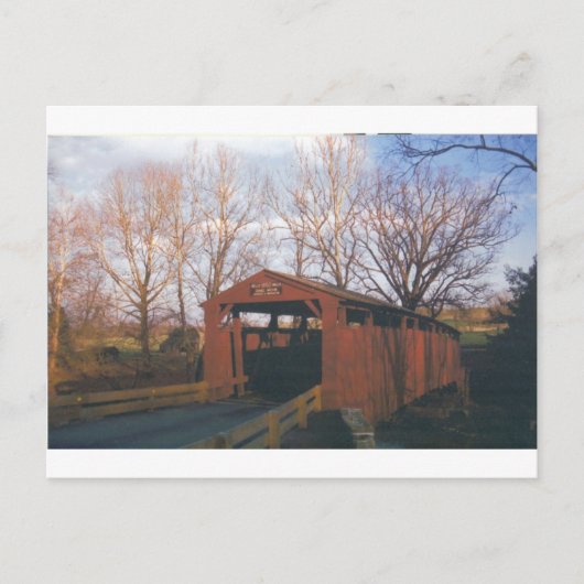 Bells Mills Covered Bridge Briefkaart (Voorkant)