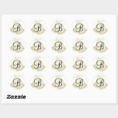 Bells Monogram B Ronde Sticker (Vel)