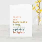 Bells on Bobtails Wenskaart Kaart (Gele Bloem)