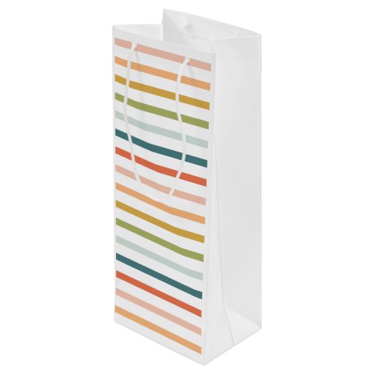 Bells on Bobtails Wijn Cadeautas (Achterkant Gekanteld)