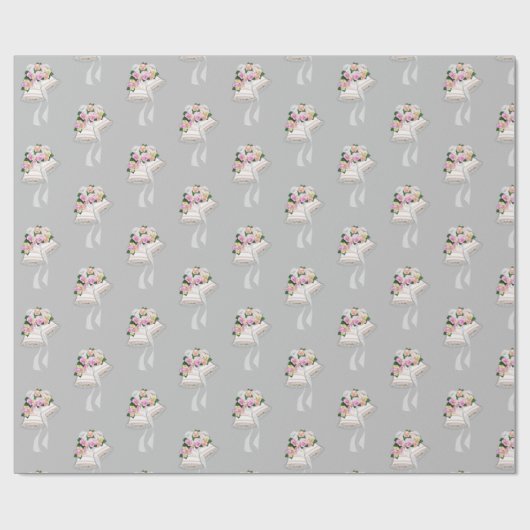 Bells op Silver Cadeaupapier (Vlak)