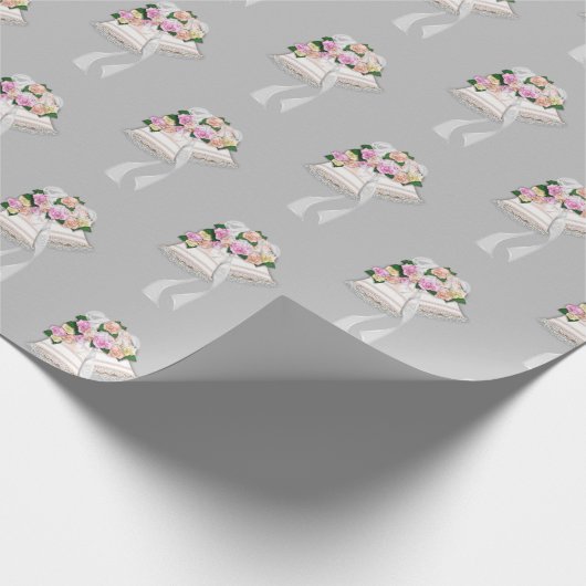 Bells op Silver Cadeaupapier (Hoek)