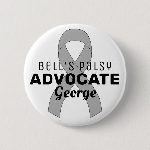 Bell's Palsy Advocate Lint Witte Button