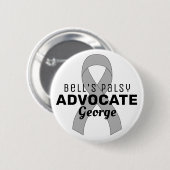Bell's Palsy Advocate Lint Witte Button (Voorkant /achterkant)