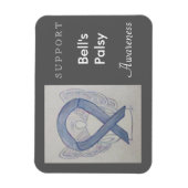 Bell's Palsy Awareness Ribbon Angel Custom Magnet Magneet (Verticaal)