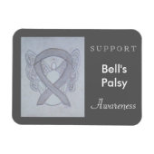 Bell's Palsy Awareness Ribbon Angel Custom Magnet Magneet (Horizontaal)