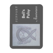 Bell's Palsy Awareness Ribbon Angel Custom Magnet Magneet (Verticaal)