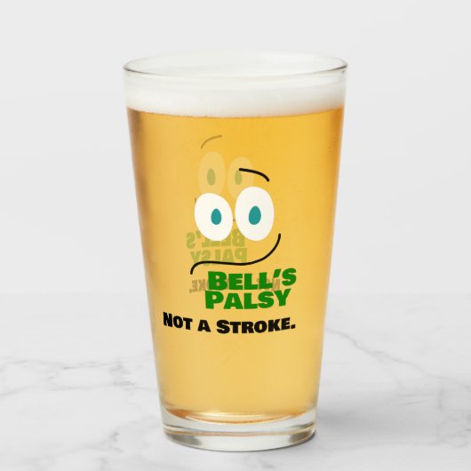 Bell's Palsy — geen Slag — Glas (Achterkant gevuld)