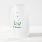 Bell's Palsy — geen Slag — Matglas Bierpul (Voorkant links)