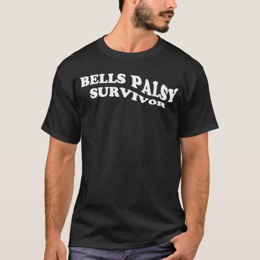 Bells Palsy Survivor Facial Paralyse T-shirt (Voorkant)