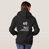 Bell's palsy — vraag me nu iets anders — hoodie (Achterkant volledig)