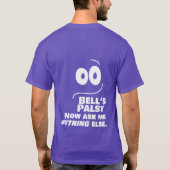 Bell's palsy — vraag me nu iets anders — t-shirt (Achterkant)