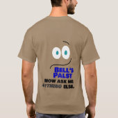 Bell's palsy — vraag me nu iets anders — t-shirt (Achterkant)