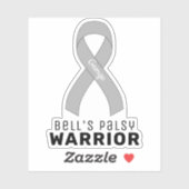 Bell's Palsy Warrior Vinyl Sticker (Vel)