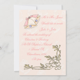 Bells Wedding Invitting Kaart