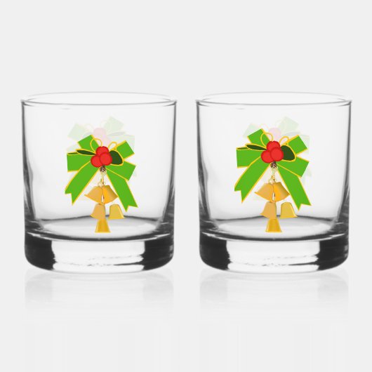 Bells Wreath Rocks Glas Drinkset (Voorkant)