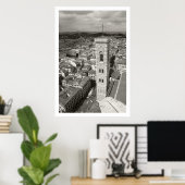 Belltower van Giotto Poster (Thuiskantoor)