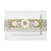 Belly Band Art Nouveau Mucha Monogram Initialen Uitnodigingen Wikkel (Voorkant Voorbeeld)