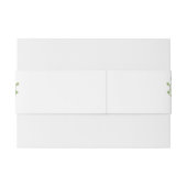 Belly Band Belly Band Blush Pink Floral Weddenscha Uitnodigingen Wikkel (Achterkant Voorbeeld)