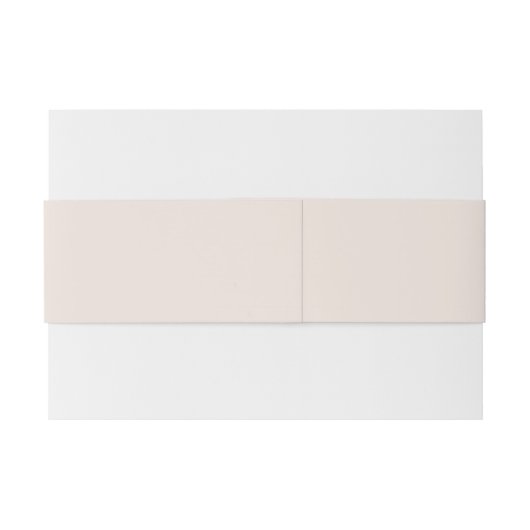 Belly Band Dusty Roos Wedding Uitnodigingen Wikkel (Achterkant Voorbeeld)