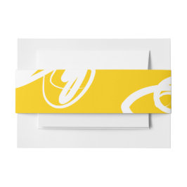 Belly Band grafische schrijfmodel Uitnodigingen Wikkel