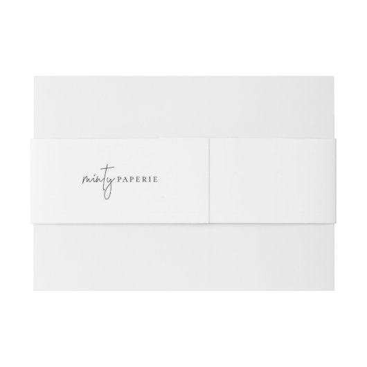 Belly Band - Landschap 2 x 15 inch Uitnodigingen Wikkel (Achterkant Voorbeeld)