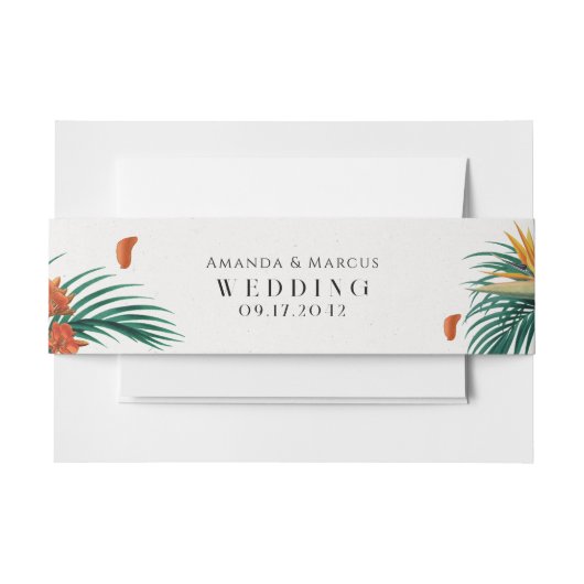 Belly Band Uitnodigingen Wikkel (Voorkant Voorbeeld)