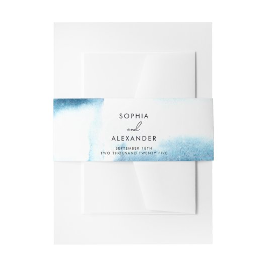 Belly Band Uitnodigingen Wikkel (Voorkant Voorbeeld)