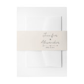 Belly Band Uitnodigingen Wikkel (Voorkant Voorbeeld)